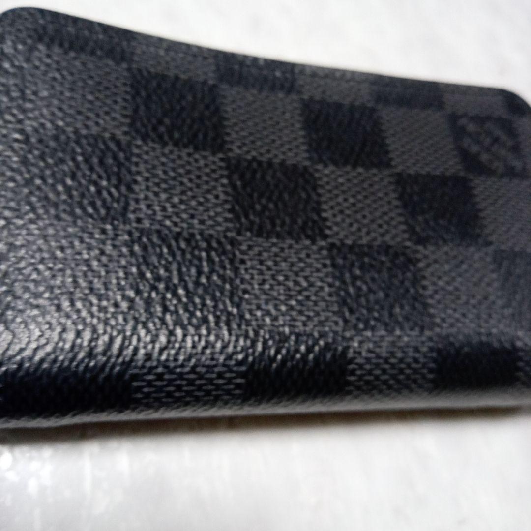Louis Vuitton ブラック レザー ダミエケース