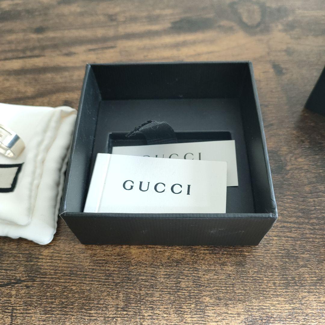 GUCCI グッチ ブランデッドGリング 刻印サイズ:11号【箱/ポーチ付