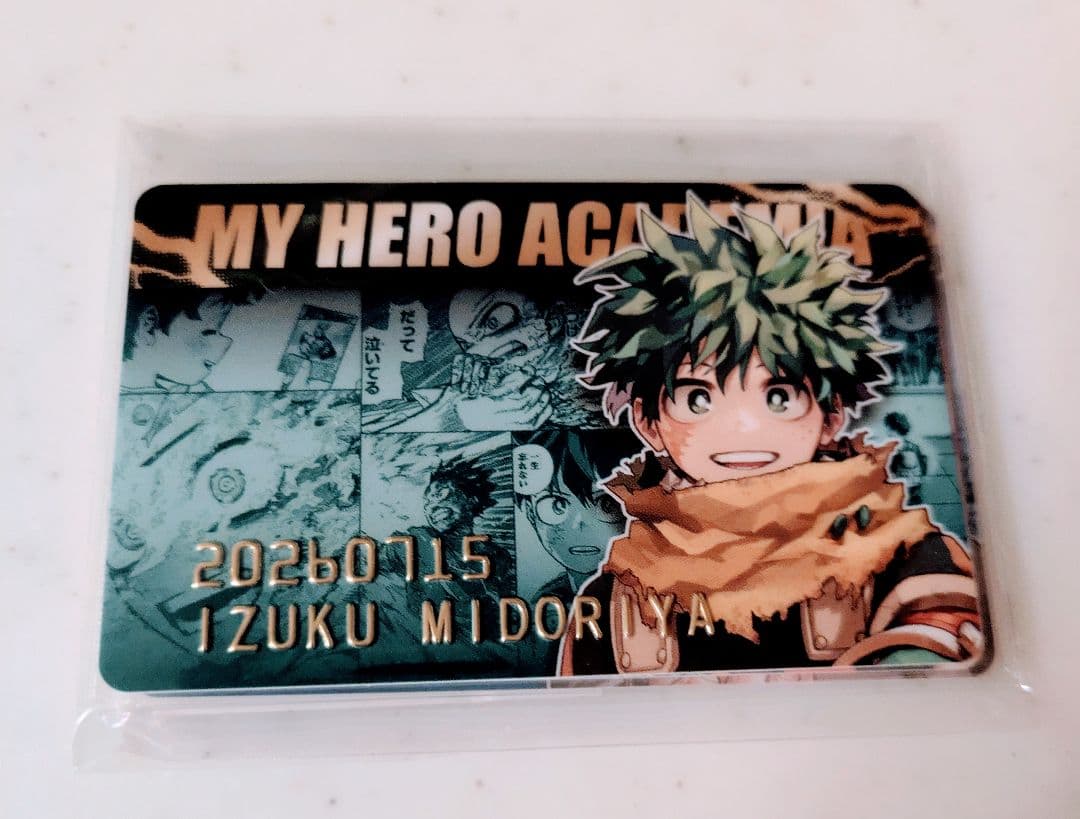 ヒロアカ 2026バースデイコレクションカード 緑谷出久 オールマイト