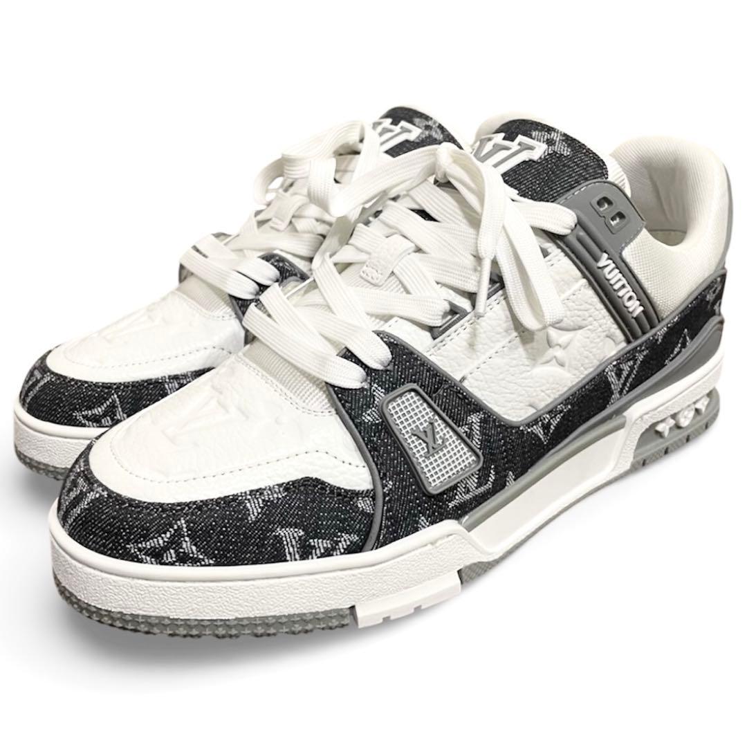 【美品】Louis Vuitton ルイヴィトン トレーナー モノグラム グレー