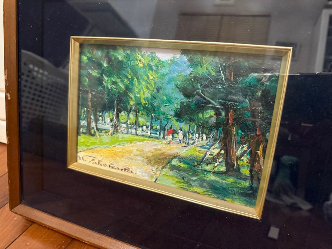 19.「公園」髙橋一善 油絵