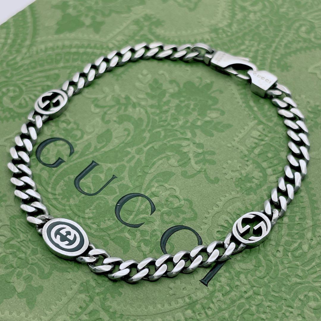 GUCCI インターロッキング　喜平　チェーン　G ブレスレット