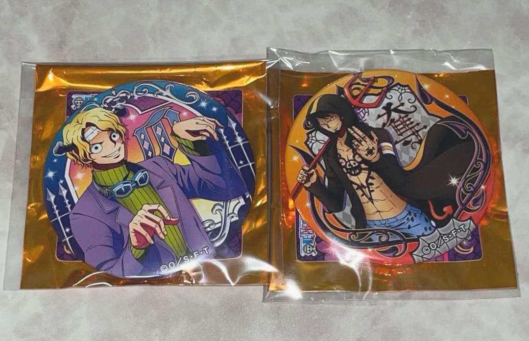 ONE PIECE輩缶バッジ ハロウィン ロー サボ - メルカリ