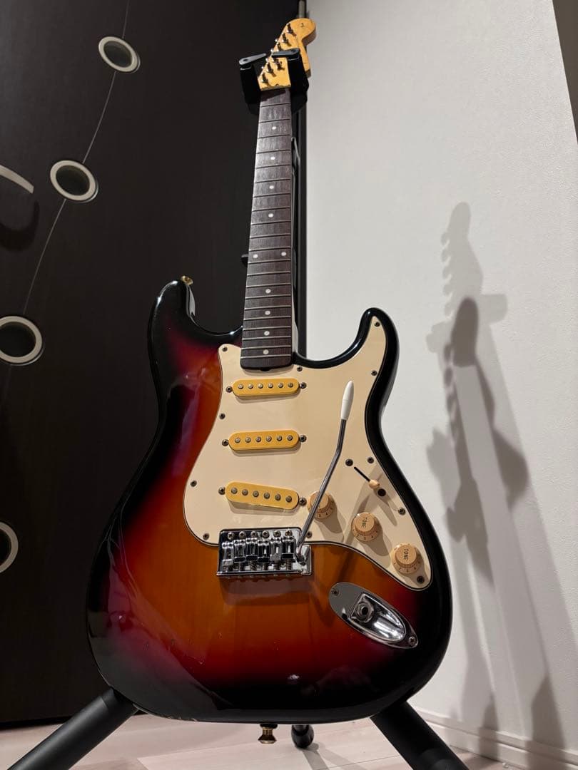 90年代　fender squier Stratocaster 良ネック Genuine Fender Squier Strat 50s Style Vintage HEADSTOCK TINTED