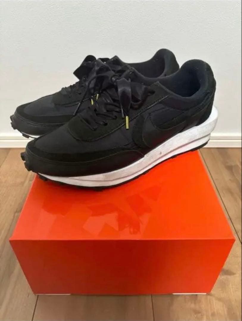 sacai × Nike LDV Waffle Triple Black