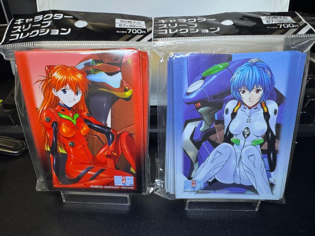 綾波レイ 惣流・アスカ・ラングレー スリーブコレクション セット 綾波レイ & 惣流・アスカ・ラングレー フィギュアセット - メルカリ