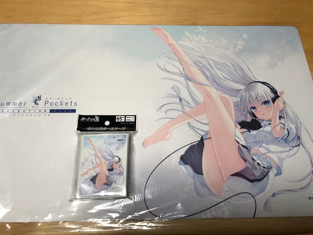 サマーポケッツ 鳴瀬しろは カードスリーブ 、マットカーテン魂 サマポケ Amazon | [Summer Pockets REFLECTION BLUE]スリーブ（鳴瀬しろは