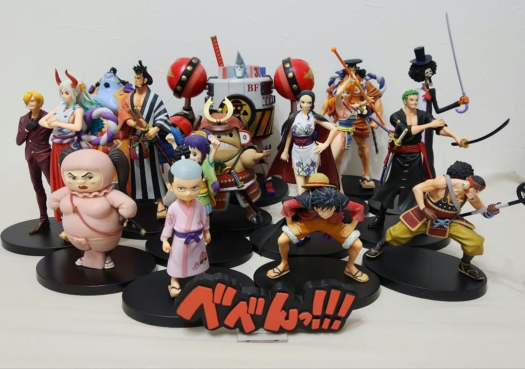 ワンピースワノ国フィギュアセット