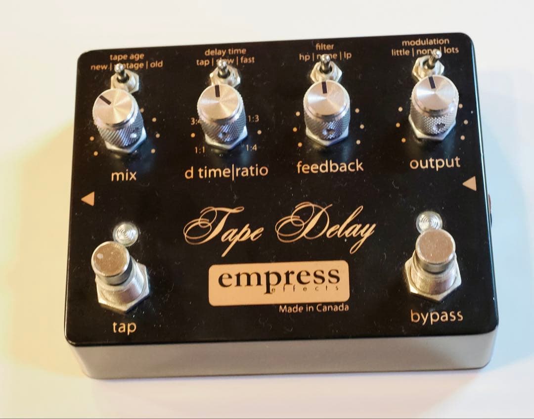 ギター empress Tape Delay エフェクター批評 vol.8 Empress Effects/Tape Delay | アンブレラ