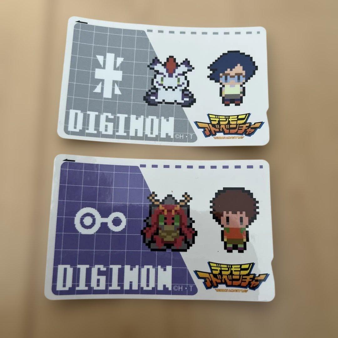 デジモン⭐︎ステッカー 2枚セット - メルカリ