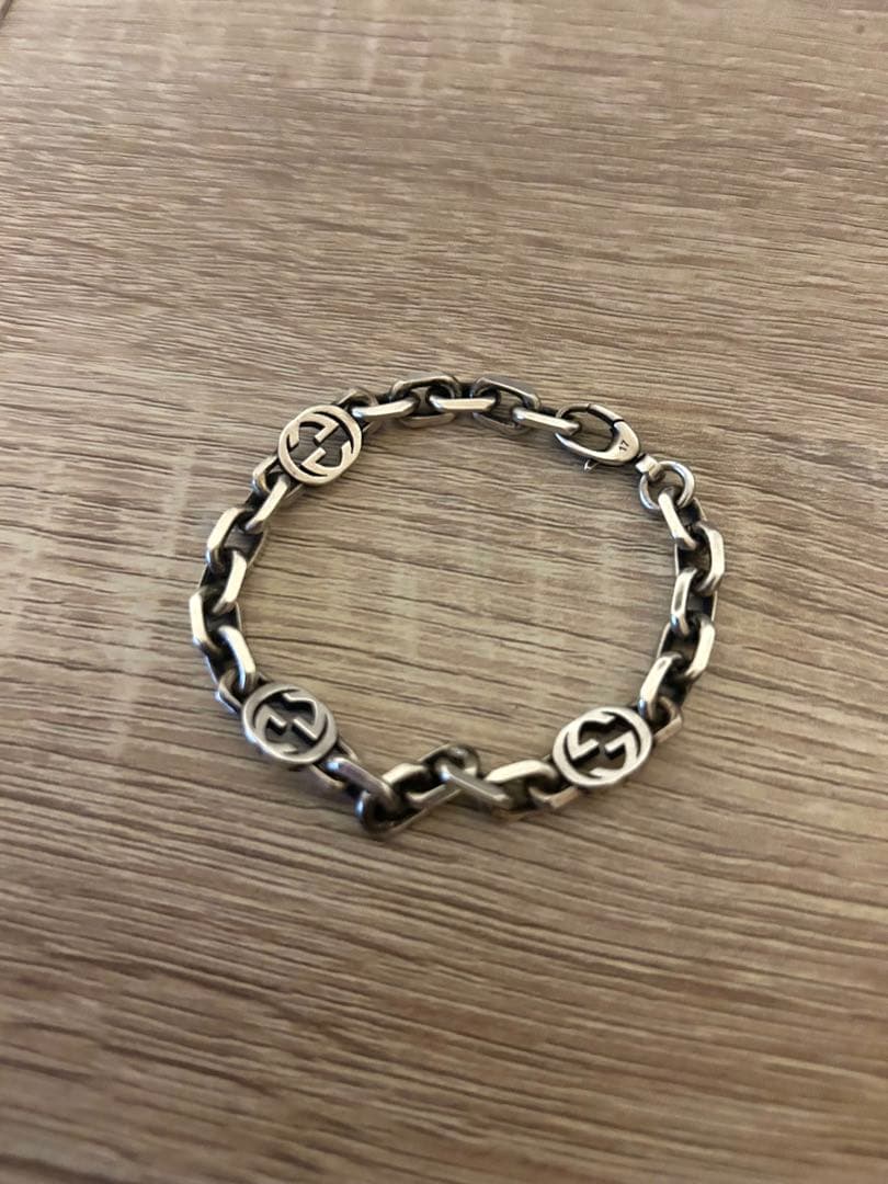 GUCCI インターロッキング　チェーン　ブレスレット
