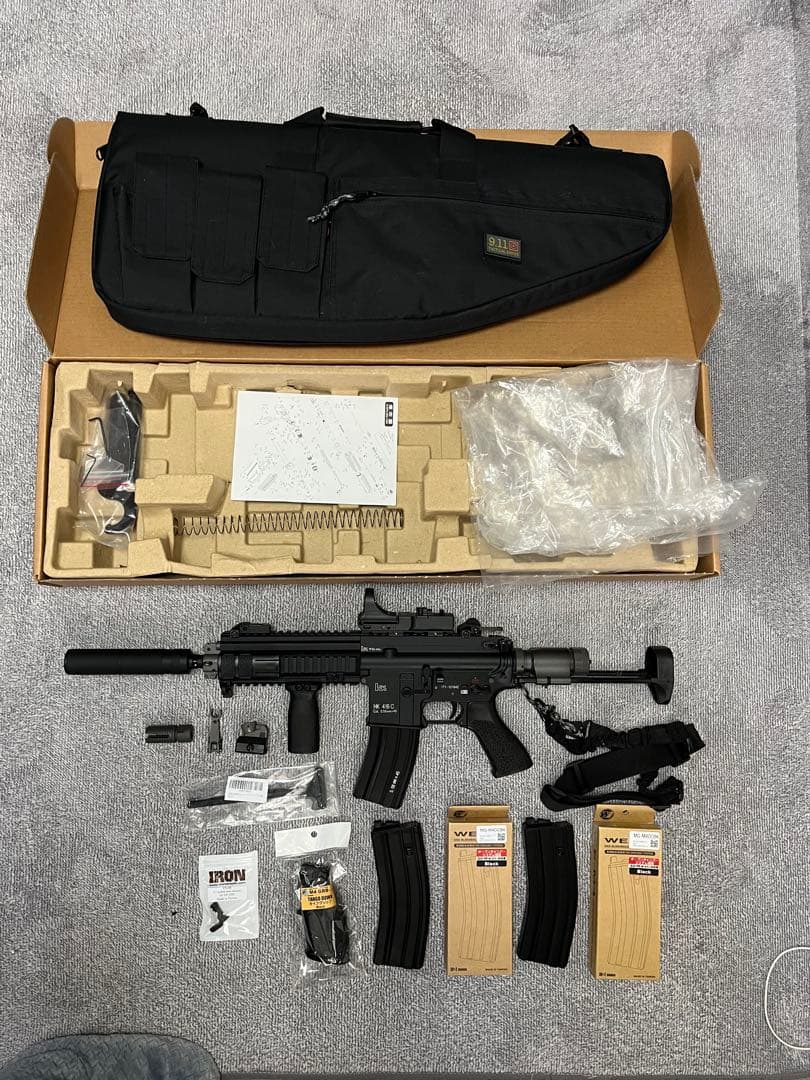 【WE】 H&K HK416C ガスブローバック 付属品多数