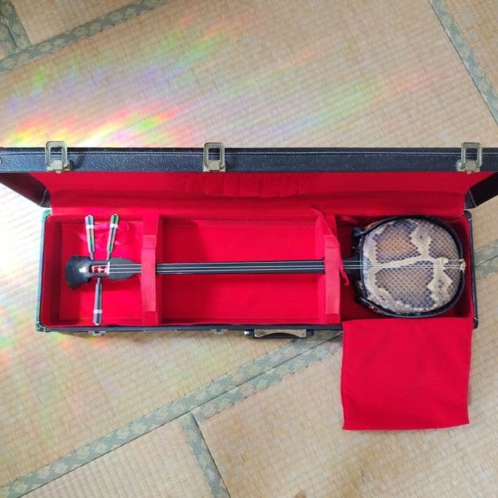 沖縄三線とハードケースのセット