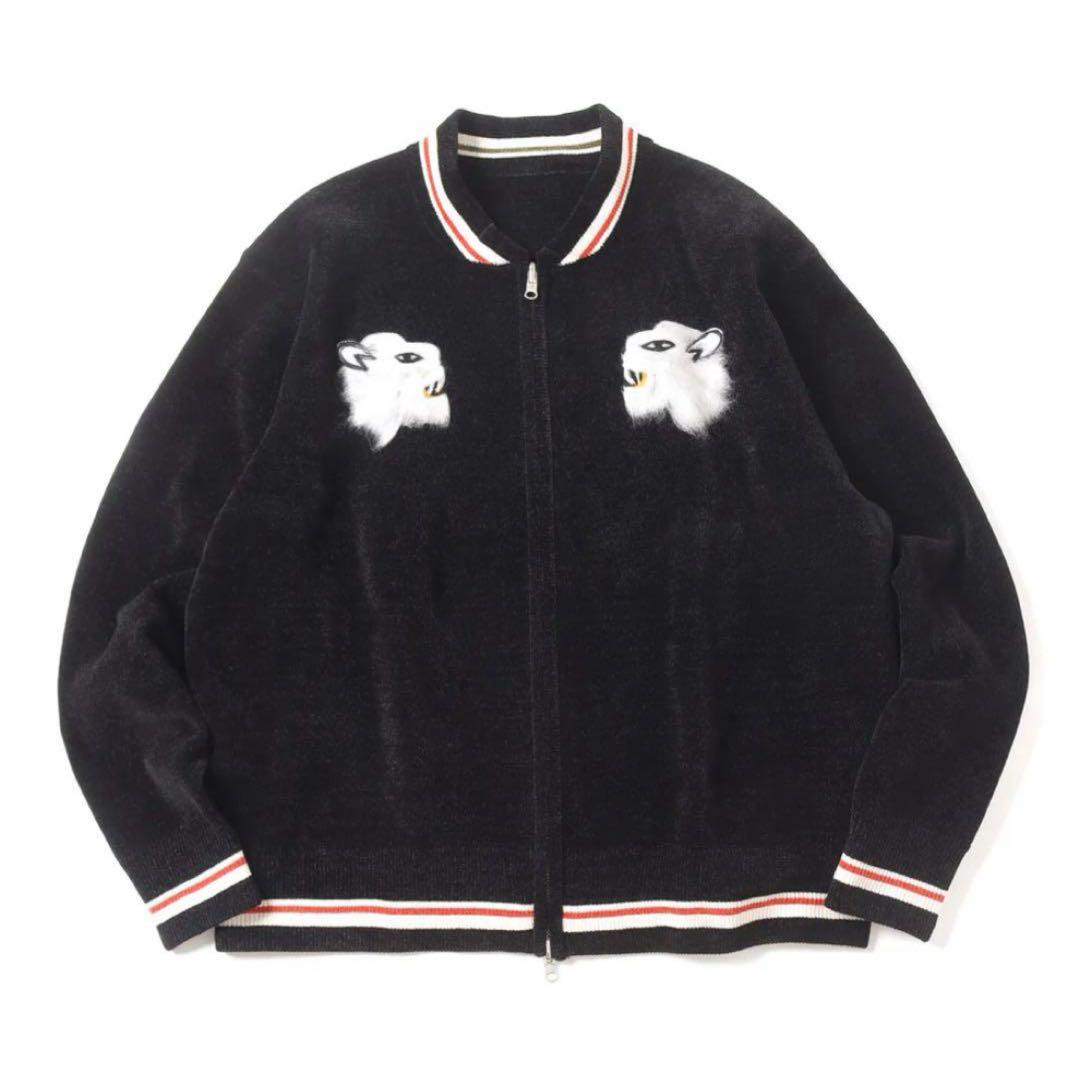 【DAIRIKU】Needle Punch Rversible Ska Knit