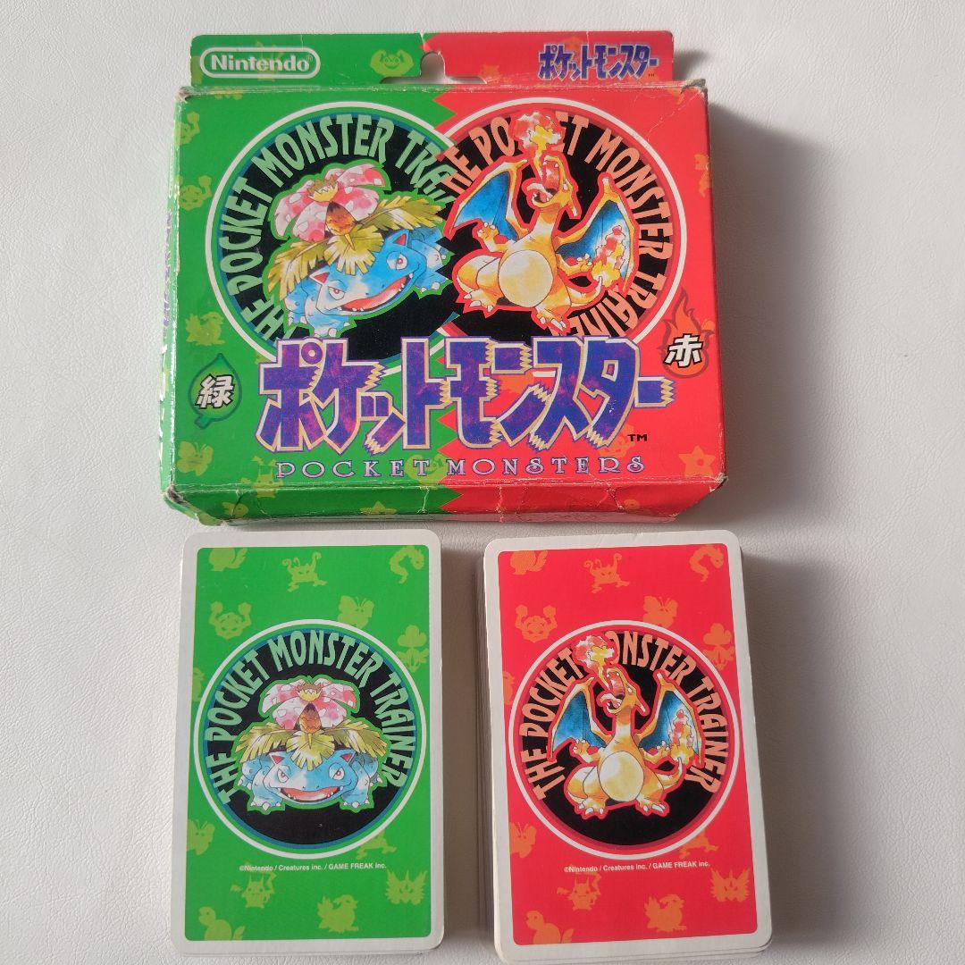 【希少】ポケットモンスター トランプ　赤緑　ポケモン　レトロ