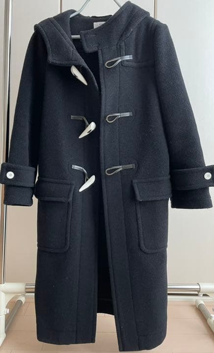 【袖丈お直し！】HYKE★パイル地ダッフルコート サイズ3