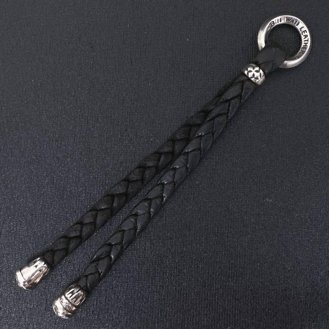 Bill Wall Leather シルバーリングボロチップ レザーキーホルダー BILL WALL LEATHER（ビルウォールレザー） 【在庫あり・即納】 Bill