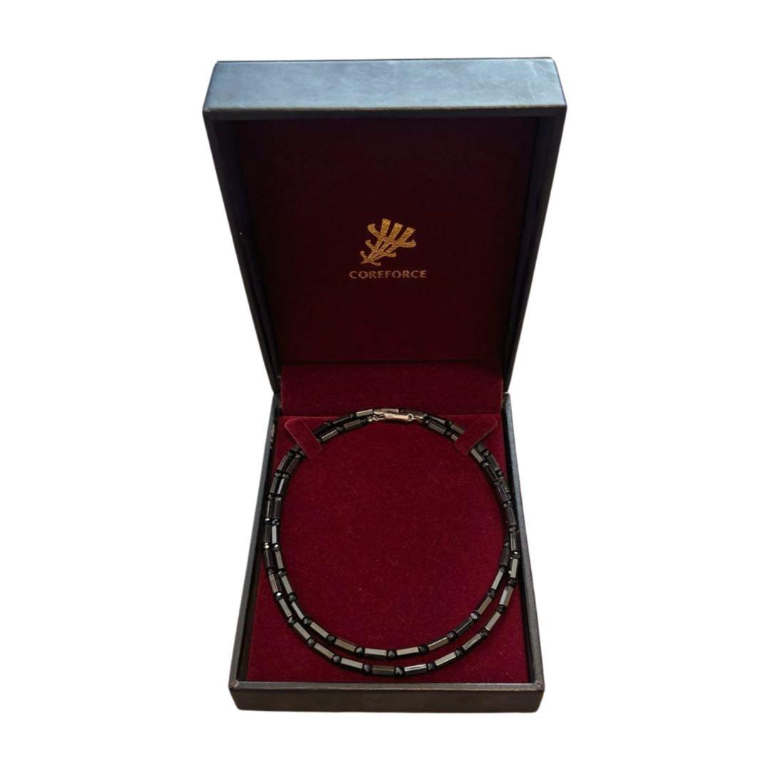 コアフォース　ネックプロ　ブラックスピネル　ネックレス50