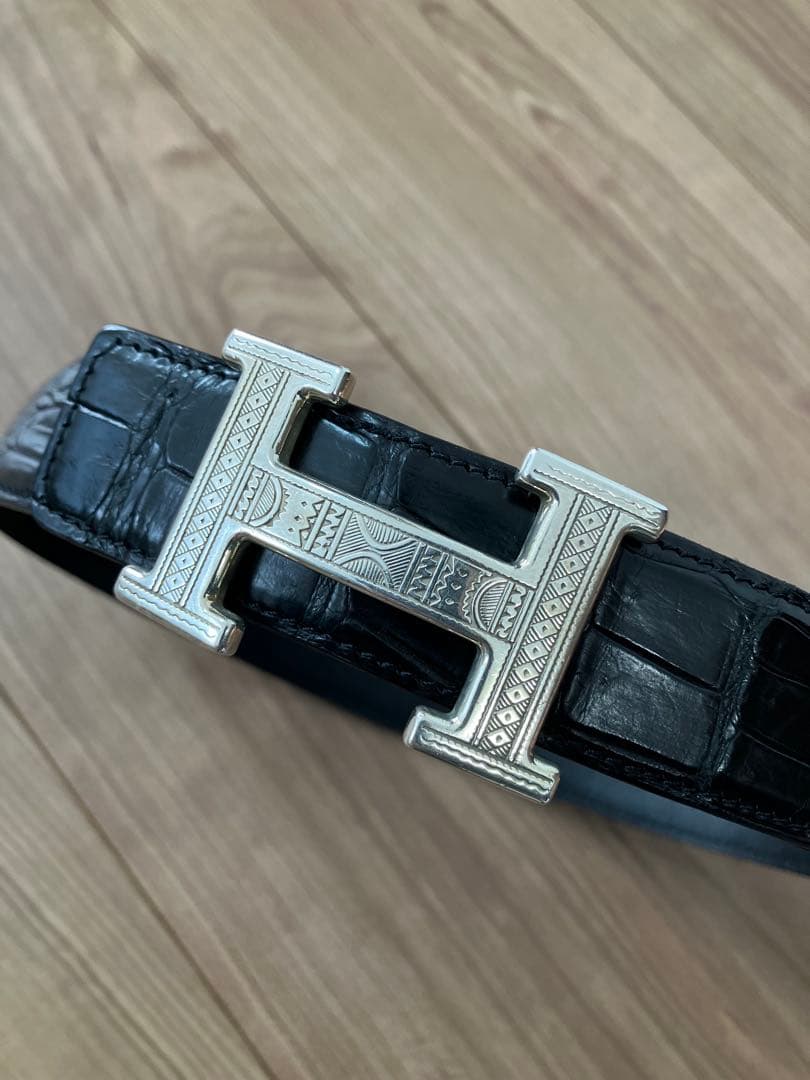 ヨネHERMES エルメス トゥアレグ バックル　ベルト