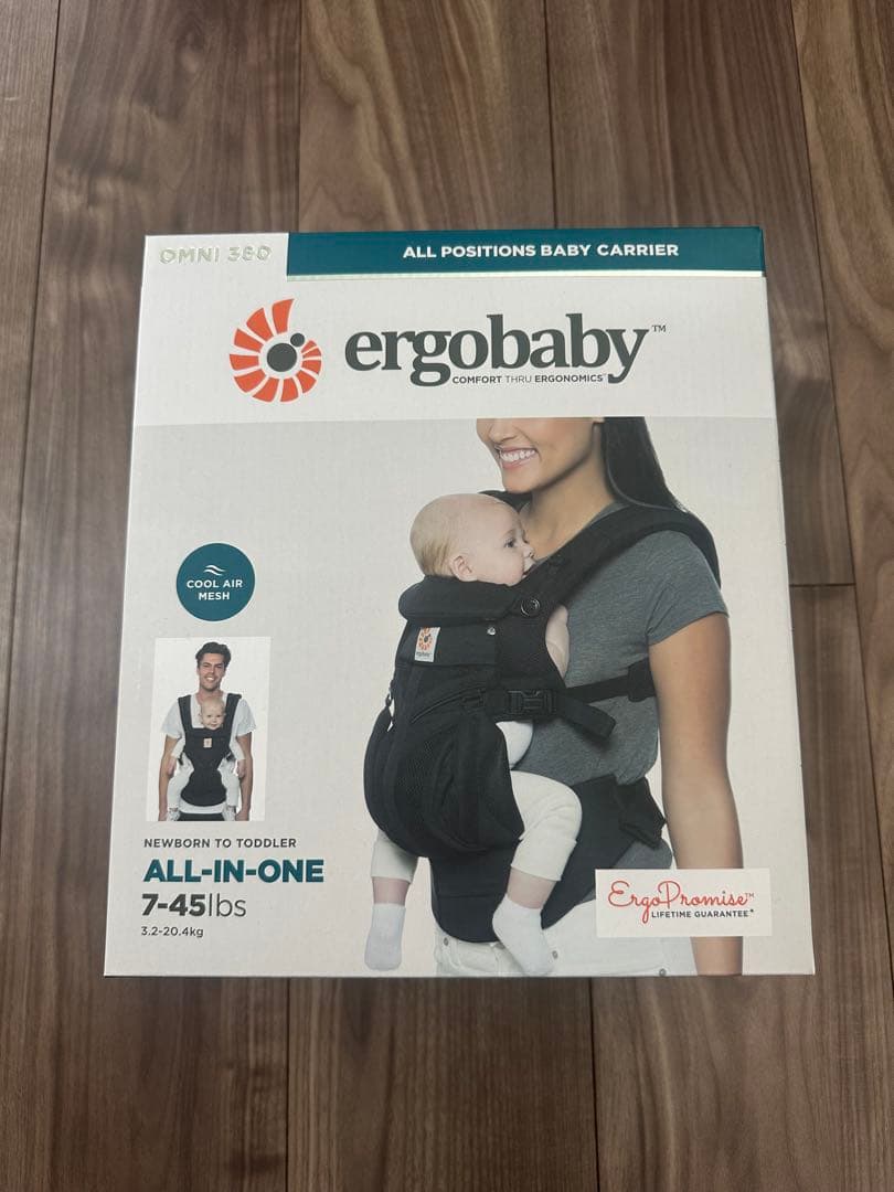 エルゴベビー オムニ360 クールエア メッシュ ブラック 抱っこひも 新品