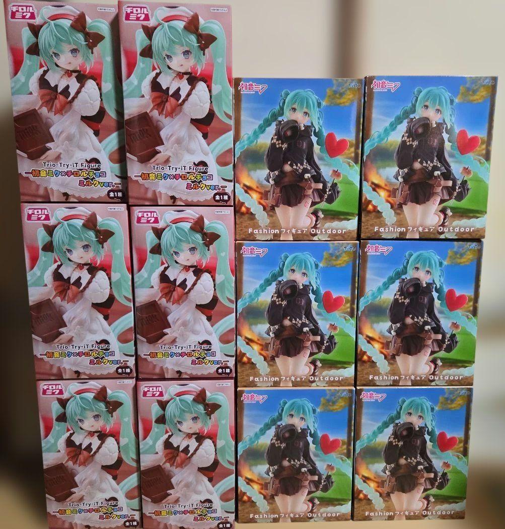 初音ミク　フィギュア チロルチョコ 　Fashion Outdoor