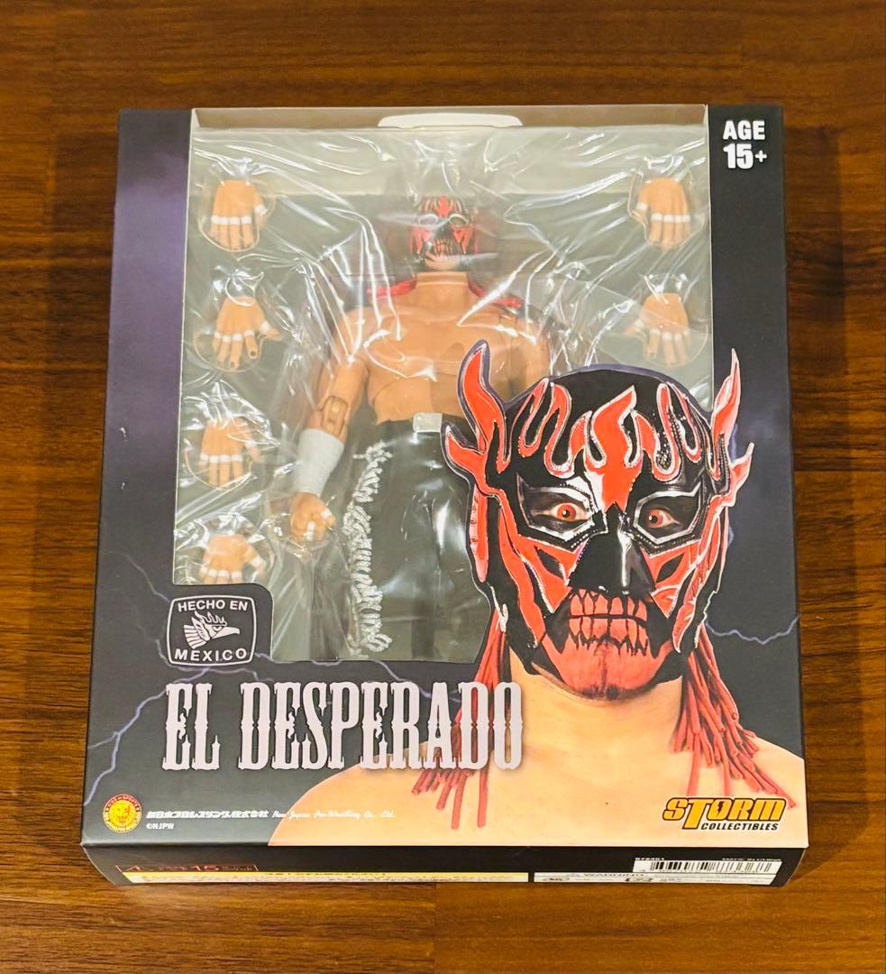 新日本プロレス アクションフィギュア エル・デスペラード ブラック×レッドver