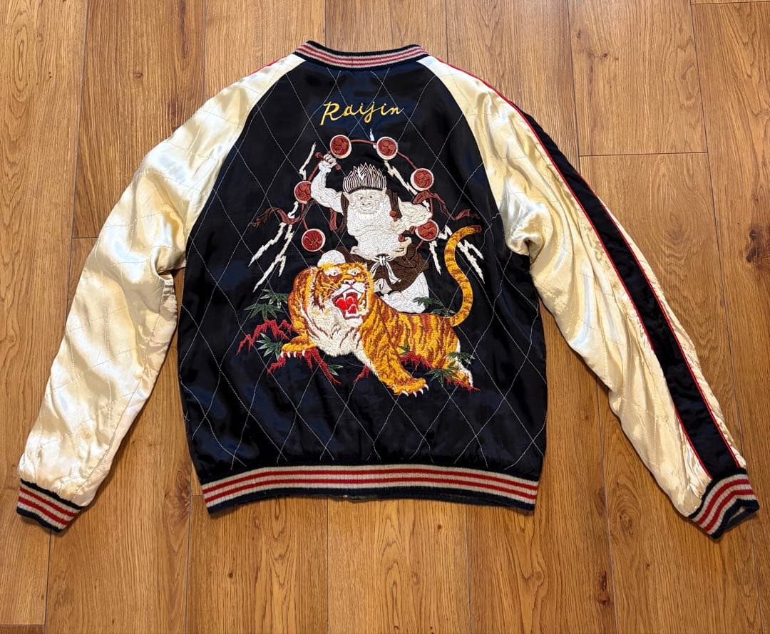 クロップドヘッズ　スカジャン　風神　雷神　CROPPED HEADS