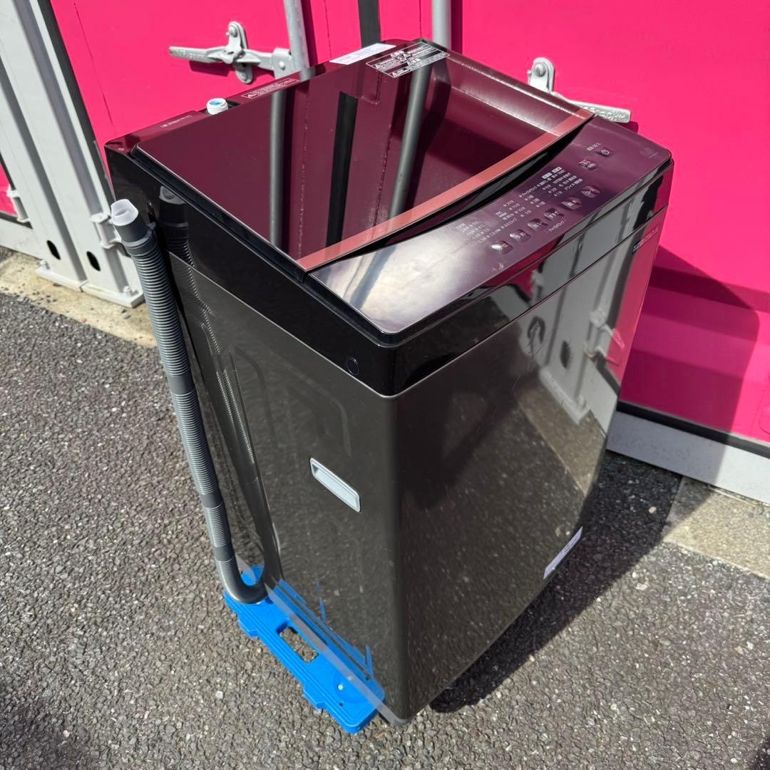 402☆2023年製☆アイリス 洗濯機 6KG ブラック 黒 ガラス - メルカリ