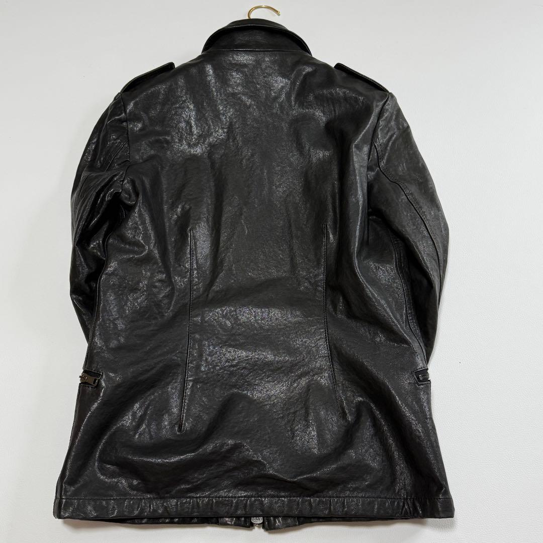 AKM レザージャケット シングルライダース - メルカリ