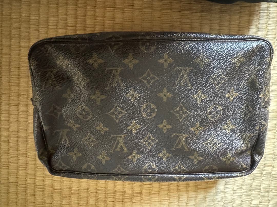 Louis Vuitton レザーポーチ モノグラム 28 cm