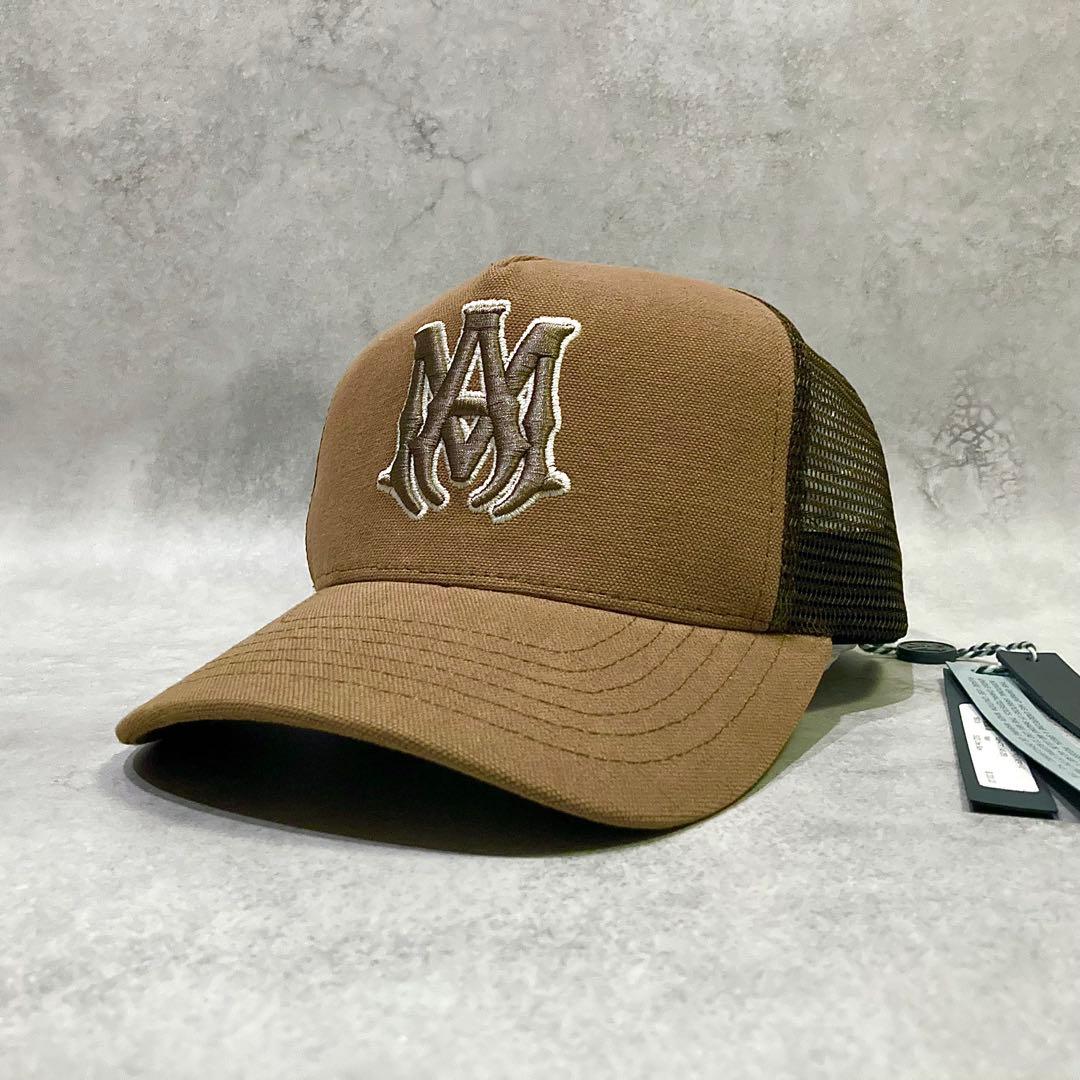 新品正規品 AMIRI MA OUTLINE TRUCKER HAT キャップ