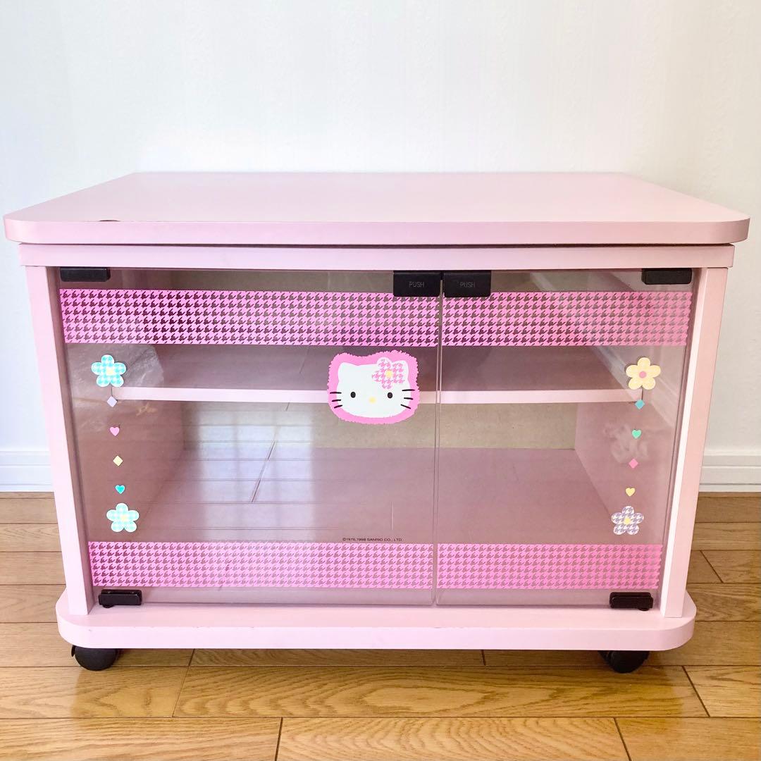 ️超希少！レトロ HELLO KITTY テレビ台 カオハナ 1998年 当時物