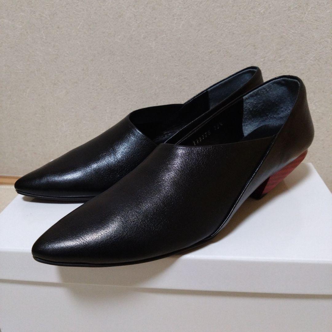 【美品】ラボ キゴシ ワークス　スリッポンパンプス　黒