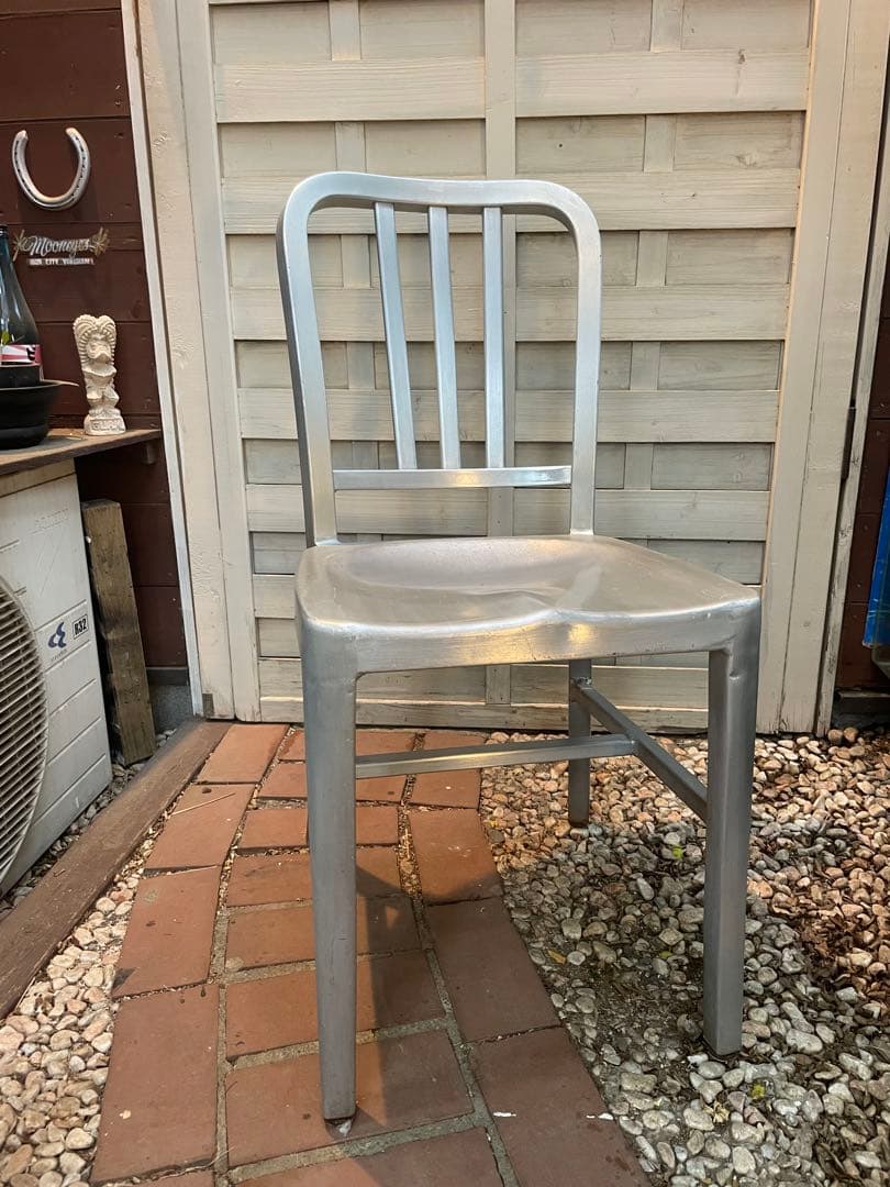 EMECO エメコ　US NAVY アルミ　ネイビー　チェア