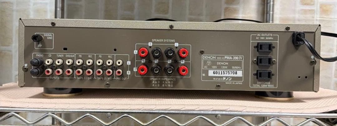 モリゾウ様専用【動作確認済・リモコン無】 DENON PMA-390 IV PMA-390