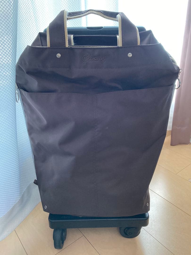展示品 Swany ブラウン キャリーカート 椅子付
