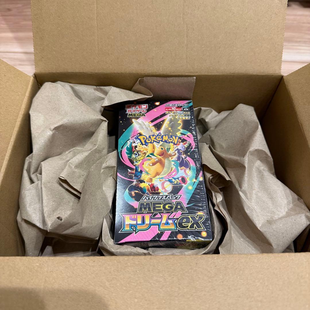 MEGAドリームexボックス ポケセン購入品　シュリンク付き　新品未開封 注意事項必読】【シュリンク付未開封BOX】【新品】 ポケモンカード