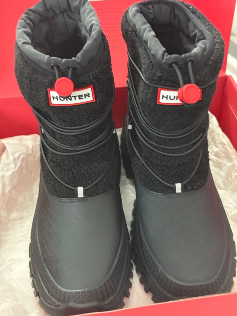 HUNTER スノーブーツ ブラック　UK6 25cm