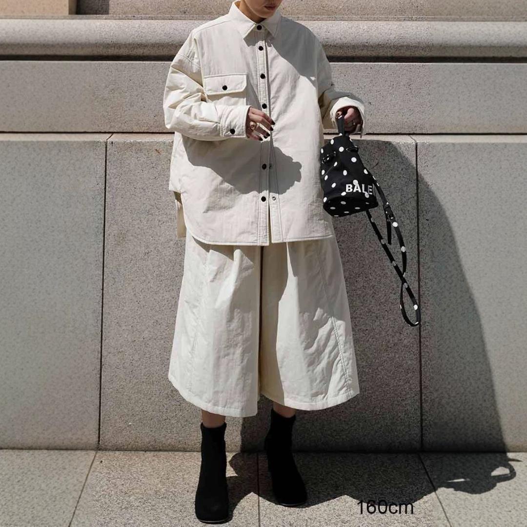 MACHATT パファーシャツ パファーキュロットパンツ セットアップ