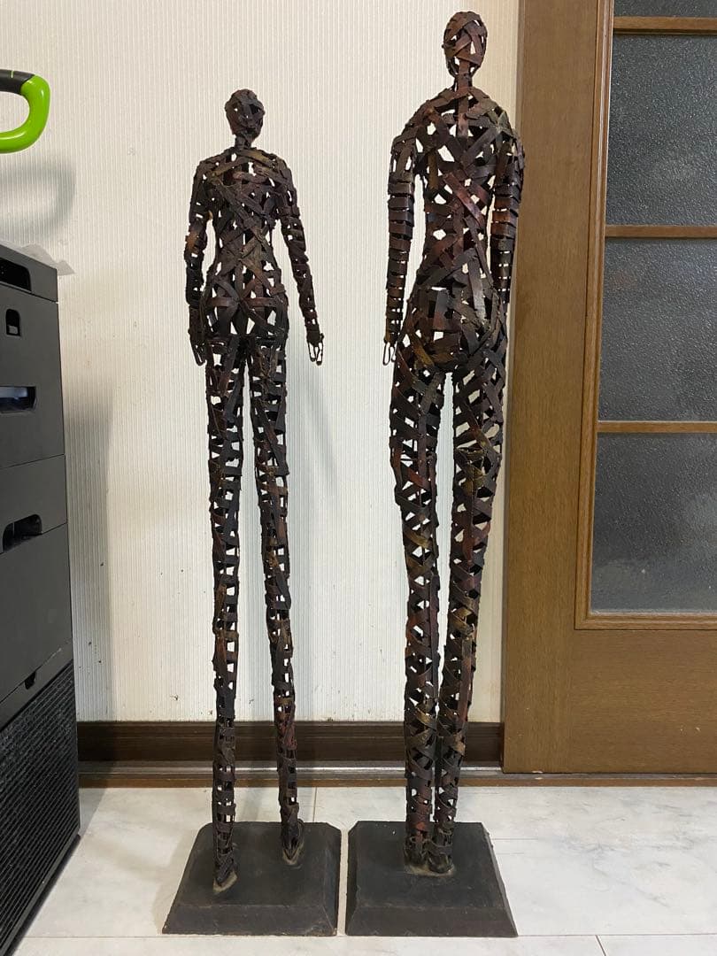 金属製彫刻　2体セット