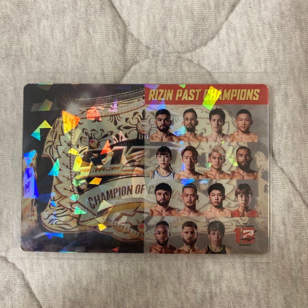 RIZINポテトスナックカードコレクションNo.30 シークレット - メルカリ