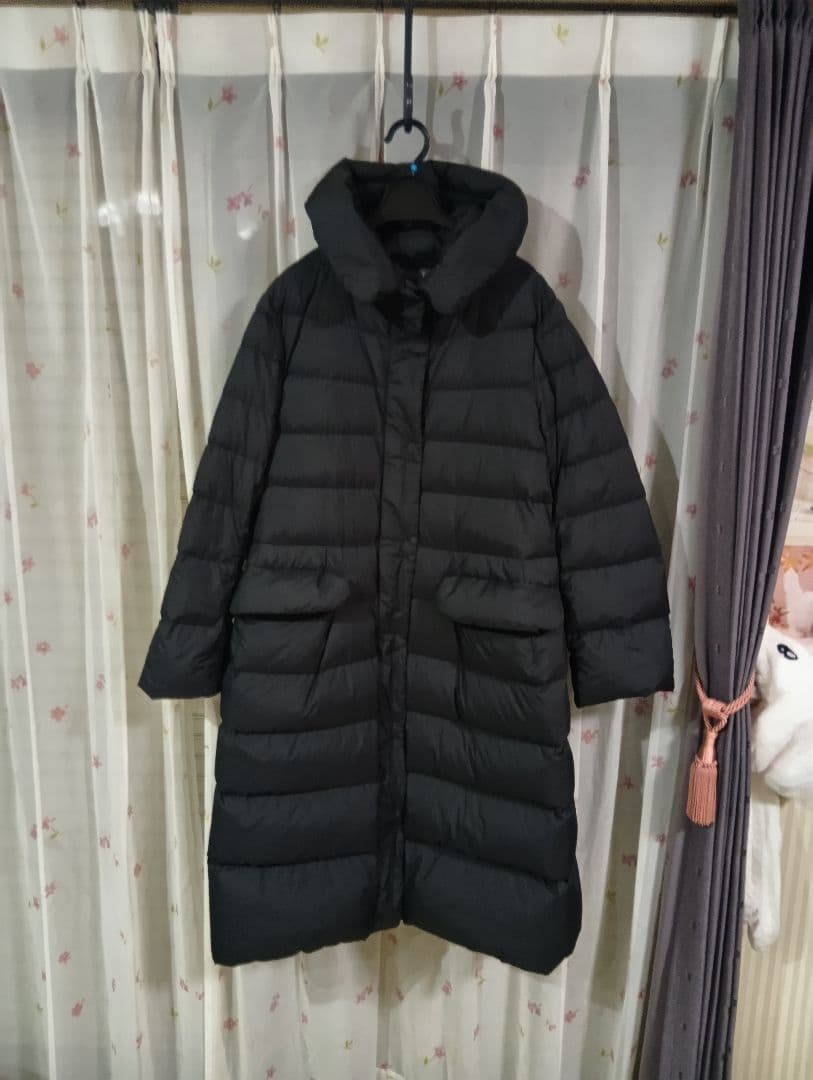 ユニクロ＋J ジルサンダーロングダウンコートXLブラック