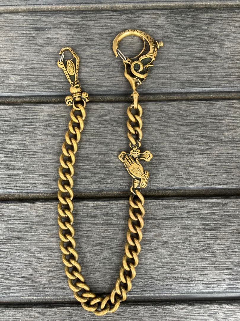 galcia ウォレットチェーン 真鍮製 BRASS 55cm