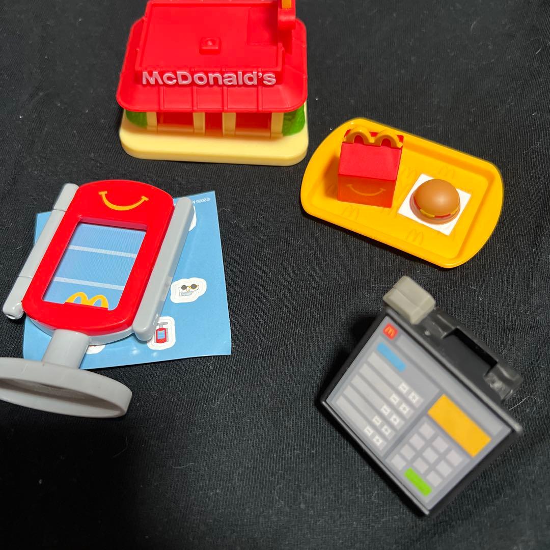 マクドナルドハッピーセット店舗＆トレー&レジ&モニター4点セット