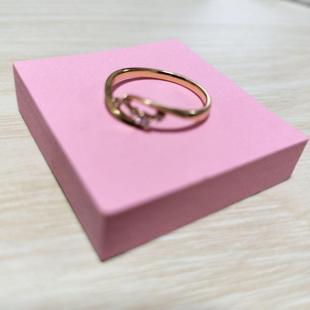 ジュエリーツツミ　K18 ダイヤモンドリング　10号