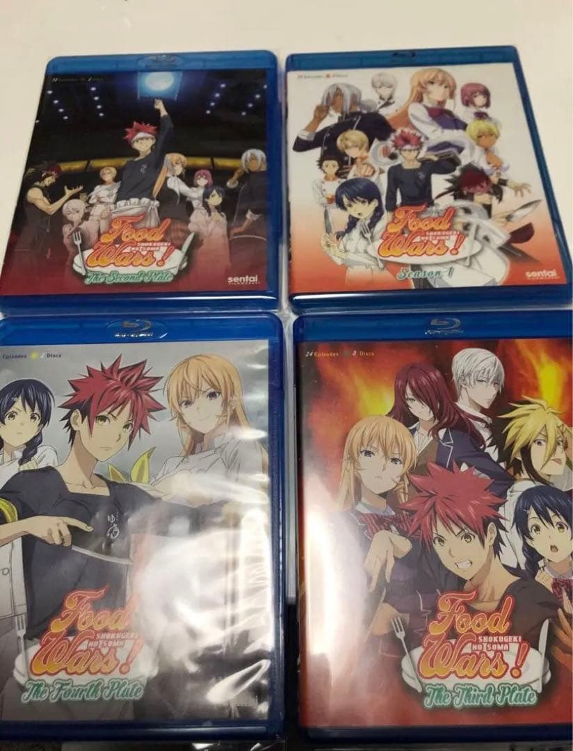 食戟のソーマ　1期〜4期　コンプリート　全巻　海外版