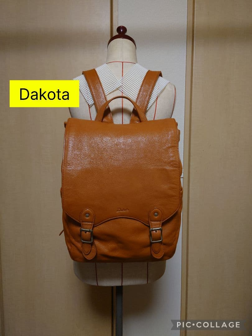[美品]Dakotaダコタリュック　バックパック　本革製