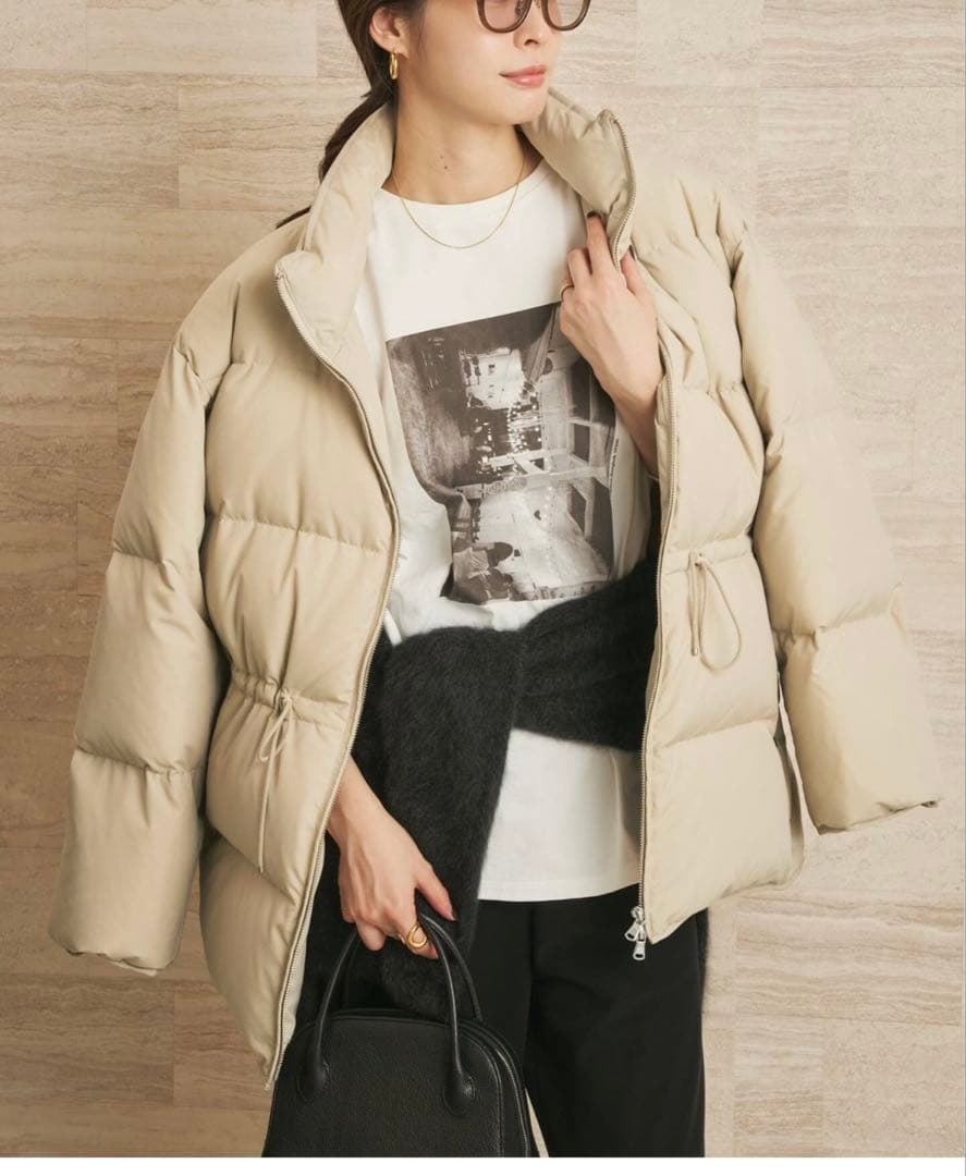 新品・未開封Plage HAKUU ハクウ別注ダウンジャケット ベージュ 38