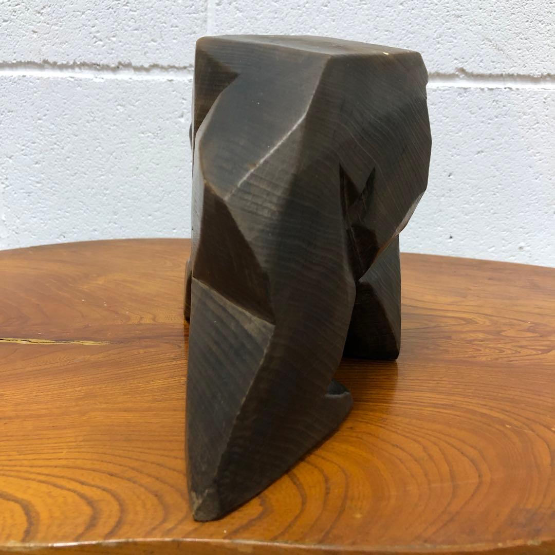 間見谷喜文 銘あり アイヌ 熊 木彫り 旭川 彫刻 木彫熊 - メルカリ