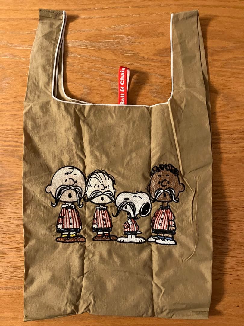 ボールアンドチェーンスヌーピーエコバッグ